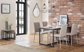 The tribeca table adds elegant style to your home that's undeniable. Tribeca Sonoma Oak Dining Table 120cm X 80cm Jb Focus Furnishing