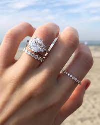 Create Some Space Between Your Engagement Ring Wedding Band Wit Round Diamond Engagement Rings Round Diamond Engagement Rings Solitaire Jewelry Rings Diamond