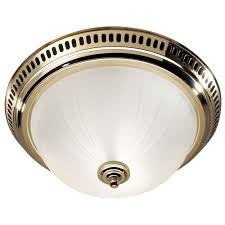 Broan 741br Polished Brass 70 Cfm Fan Light Online