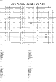 Choose from 500 different sets of flashcards about crossword anatomy physiology on quizlet. Anatomy Crossword Anatomy Drawing Diagram