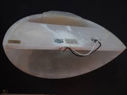 Half dome is a rock formation that rises up at yosemite national park in california. Pair 2 Modernist Spain Genuine Carved Alabaster Half Dome Wall Sconces 12lb 1815248898