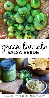 Green Tomato Salsa Verde Canning Recipe Recipe Green Tomato Salsa Salsa Verde Recipe Green Tomato Recipes
