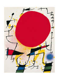 Joan miró was still a young man when he moved to paris in 1920. Le Soleil Rouge Jm 794 Joan Miro Als Kunstdruck Oder Handgemaltes Gemalde