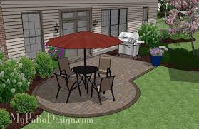 295 Sq Ft Small Patio Design On A Budget Small Patio Design Patio Layout Diy Backyard Patio