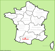 Karta över frankrike från google maps med vägkarta och satellitkarta. Toulouse Frankrike Karta Toulouse Pa En Karta Occitanie Frankrike