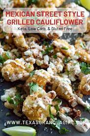 Cauliflower Grilled Mexican Street Stylemexican Street Style Grilled Cauliflower Easy Cauliflower Recipes Recipes Grilled Cauliflower