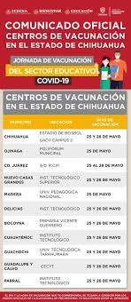 Dan A Conocer Sedes De Vacunacion De Maestros En Chihuahua El Heraldo De Chihuahua Noticias Locales Policiacas De Mexico Chihuahua Y El Mundo