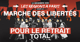 Les marches des libertés contre le texte de loi sécurité globale et les violences policières ont rassemblé samedi dans toute la france 500.000 manifestants, selon les organisateurs. Manifestation A Paris Le Parcours De La Marche Des Libertes Prevue Ce Samedi 12 Decembre Ca N Empeche Pas Nicolas