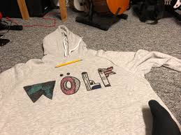 He has said that he has never met his father. I Tried Remaking The Wolf Logo Hoodie From The Bastard Era Ofwgkta
