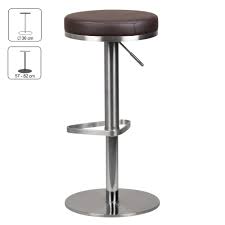 Barhocker barstuhl tresenhocker barsessel drehbar, barhocker wien drehbar mit lehne hammerschlag polster, barhocker barstuhl design hocker drehbar kunstleder chrom, barhocker tresenhocker 360. Barhocker Braun Edelstahl Hohenverstellbare Online Kaufen