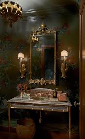 State Parkway Powder Room Jessica Lagrange Interiors Eclectic Bathroom Design Interior Walls Room