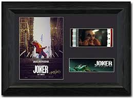 Beautifully framed, high quality 35mm film cell complete with a mini movie poster and full colour our film cells are the perfect way to capture a piece of your favourite movie or show and display in in. Joker 35 Mm Cast Signed Film Cell Display Stunning Joaquin Phoenix New S2 Buy Online In Bahamas At Bahamas Desertcart Com Productid 158375896