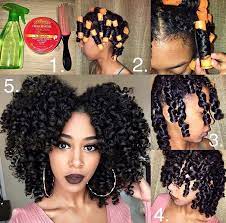 Braid And Curl Braids With Curls Roller Set Natural Hair Hair Hacks