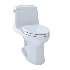 Toto Ms854114 Ultramax One Piece Toilet 1 6 Gpf Elongated Cotton White New Bathroom Style One Piece Toilets Toto Toilet Ada Toilet