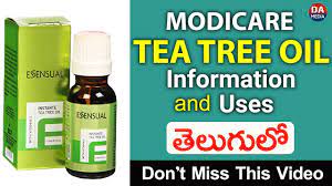 Modicare Tea Tree Oil Information And Uses In Telugu Youtube