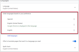 Setting Your Language