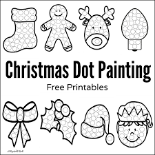 Christmas Dot Painting Free Printables Preschool Christmas Worksheets Preschool Christmas Christmas Worksheets