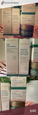 Biossance Squalane Marine Algae Eye Cream Trial Size 3 Ml Biossance Mini Night Bundle In 2020 Night Serum Vegan Lip Balm Squalane Oil