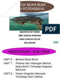 Geografi tingkatan 1 potensi dan halangan bentuk muka bumi. Contoh Modul Bentuk Muka Bumi