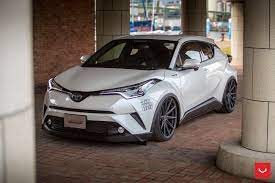 stanced and clean toyota ch r put on vossen custom wheels carid com gallery custom wheels toyota c hr toyota