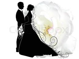 Silhouette stimmung gegenlicht abendstimmung liebespaar natur atmosphäre himmel baum. Hochzeitspaar Stock Vektor Colourbox
