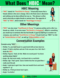 Hbic Meaning What Does Hbic Mean With Useful Examples 7 E S L English Idioms Learn English For Free Meant To Be