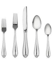 Lenox Bellina 5 Piece Place Setting Flatware Silverware Dining Entertaining Macy S Flatware Set Stainless Steel Flatware Flatware