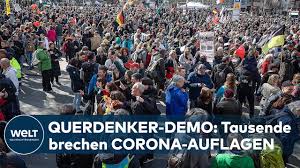 Die stadt ordnete schon mal eine maskenpflicht fürs wochenende an. Querdenker Demo In Stuttgart Tausende Halten Sich Nicht An Die Corona Auflagen I Welt News Youtube