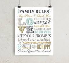 Family Rules Sign Printable Shabby Chic Wall Art Christian Etsy In 2021 Printable Art Quotes Family Rules Family Rules Printable