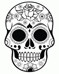These coloring pages for adults are quite difficult but also suitable for older children. Free Printable Sugar Skull Coloring Pages For Adults Coloring Home