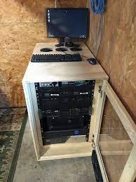 Diy Enclosed Server Rack Server Rack Home Tech Home Network