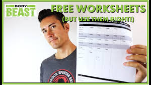 Just completed the 12 week transformation work out. Body Beast Worksheets Pdf Download