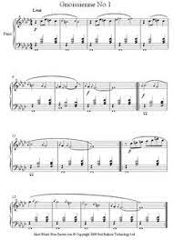 Satie Gnossienne No1 Piano Sheet Music For Piano Sheet Music Piano Piano Sheet Music