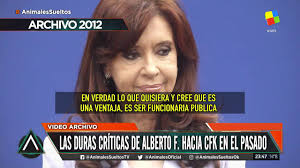 Cristina elisabet fernández de kirchner (spanish pronunciation: Las Duras Criticas De Alberto Fernandez A Cristina En El Pasado Youtube
