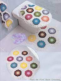 Bath pouf free crochet pattern. Crochet Bathroom Sets Crochet Kingdom 3 Free Crochet Patterns