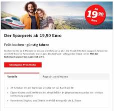 Auf bahn.de oder über db navigator gebuchte fahrkarten dürfen nur von der person genutzt werden, deren name auf der fahrkarte vermerkt ist. Neue Sparpreis Aktion Der Deutschen Bahn Hat Begonnen Bahnpedia De