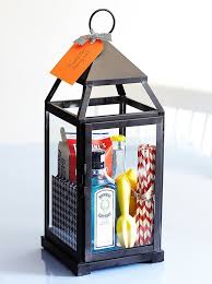 Great Summer Hostess Gift Or House Warming Gift Fill A Lantern Ikea Has Good Cheap Ones With Cute Napkin Hostess Gifts Summer Diy Gift Baskets Hostess Gifts
