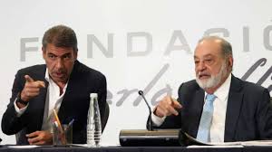 Carlos Slim y Arturo Elías Ayub se reúnen en privado con el presidente de la Suprema Corte