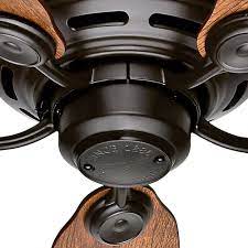42 Inch Hunter Fan Low Profile Iv New Bronze Ceiling Fan Without Light 51061 Destination Lighting