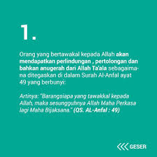 Maknanya adalah merasa lebih rendah dari orang lain di hadapan allah swt. Tiga Keutamaan Tawakal Yang Memiliki Al Qur An Indonesia Facebook