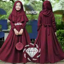 Model gaun anak umur 8tahun. Gamis Anak Terbaru 2021 Modern Lebaran Syari Mewah Kekinian Delisa Syari Kids Gamis Anak Usia 7 8 9 Tahun Gamis Lucu Anak Fashion Pakaian Muslim Anak Baju