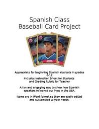 In a new blank document in microsoft word, click view, toolbars and the drawing toolbar in the menu. Baseball Card Project Worksheets Teachers Pay Teachers