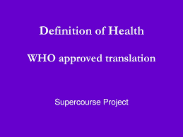 We put five online translators through their paces to future out which are the best. Definition Of Health Who Approved Translation Ppt Download