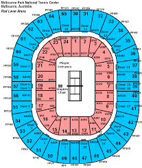 Reasonable Rod Laver Concert Seating Map Melbourne Rod Laver