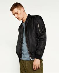 Basic Bomber Jacket Bombers Man Zara Indonesia Bomber Kurtka