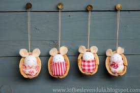 Kifli Es Levendula Egerkek Diohejban Little Mice In Nutshells Maus Basteln Urlaub Handwerk Handgemachtes Weihnachten