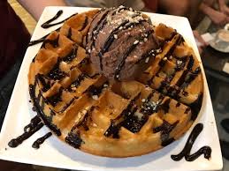 Waffle With Nutella Ice Cream Brownie With Vanilla Picture Of Smoocht Singapore Tripadvisor