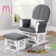 Cheveron You Can Also Use Your Desk Chair I Bet Could Wheel Around And Could Adjust Hei Rocking Chair Nursery Baby Rocking Chair Nursery Rocking Chair Glider
