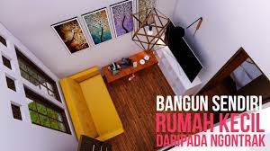 Hal menarik selanjutnya, yang ketiga adalah umumnya menempatkan kaca kecil yang menerus vertikal dari atas, sedangkan yang menarik keempat yakni massa ruang yang miring dan. Rumah Mungil 4x6 Design Sederhana Yang Menawan Youtube