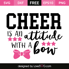 These files are great for all types of projects like signs, tshirts, pillows, & more. Attitude With A Bow Lovesvg Com